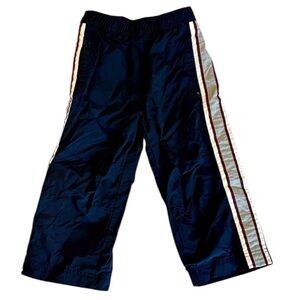 Place Sportswear Navy Athletic Pants with White and Red Stripes - Size: 3T